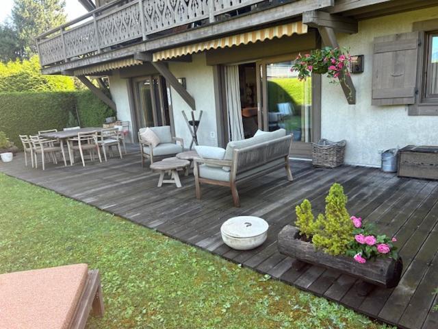 Appartement Flocon De Nell Megève Buitenkant foto