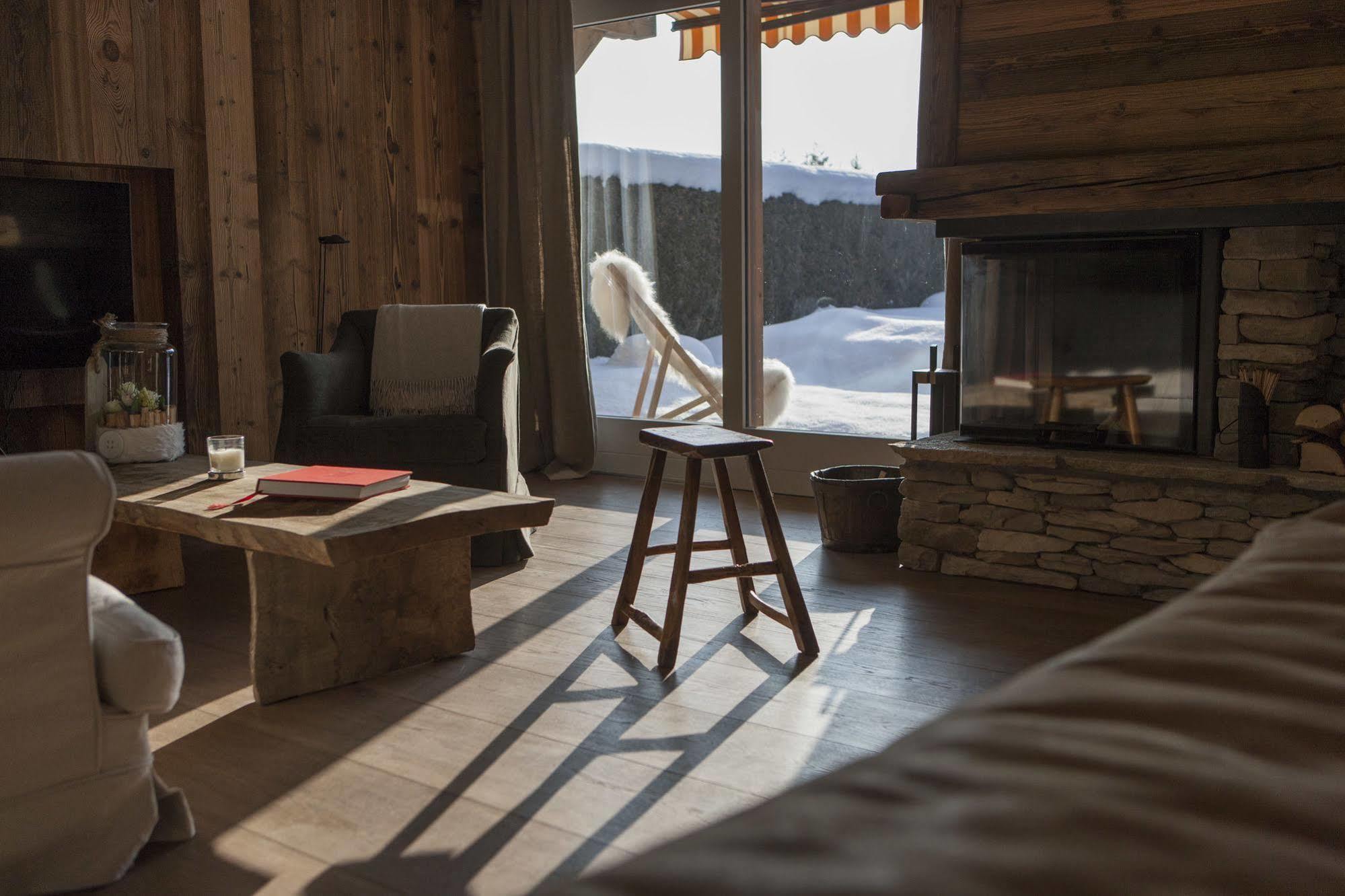 Appartement Flocon De Nell Megève Buitenkant foto