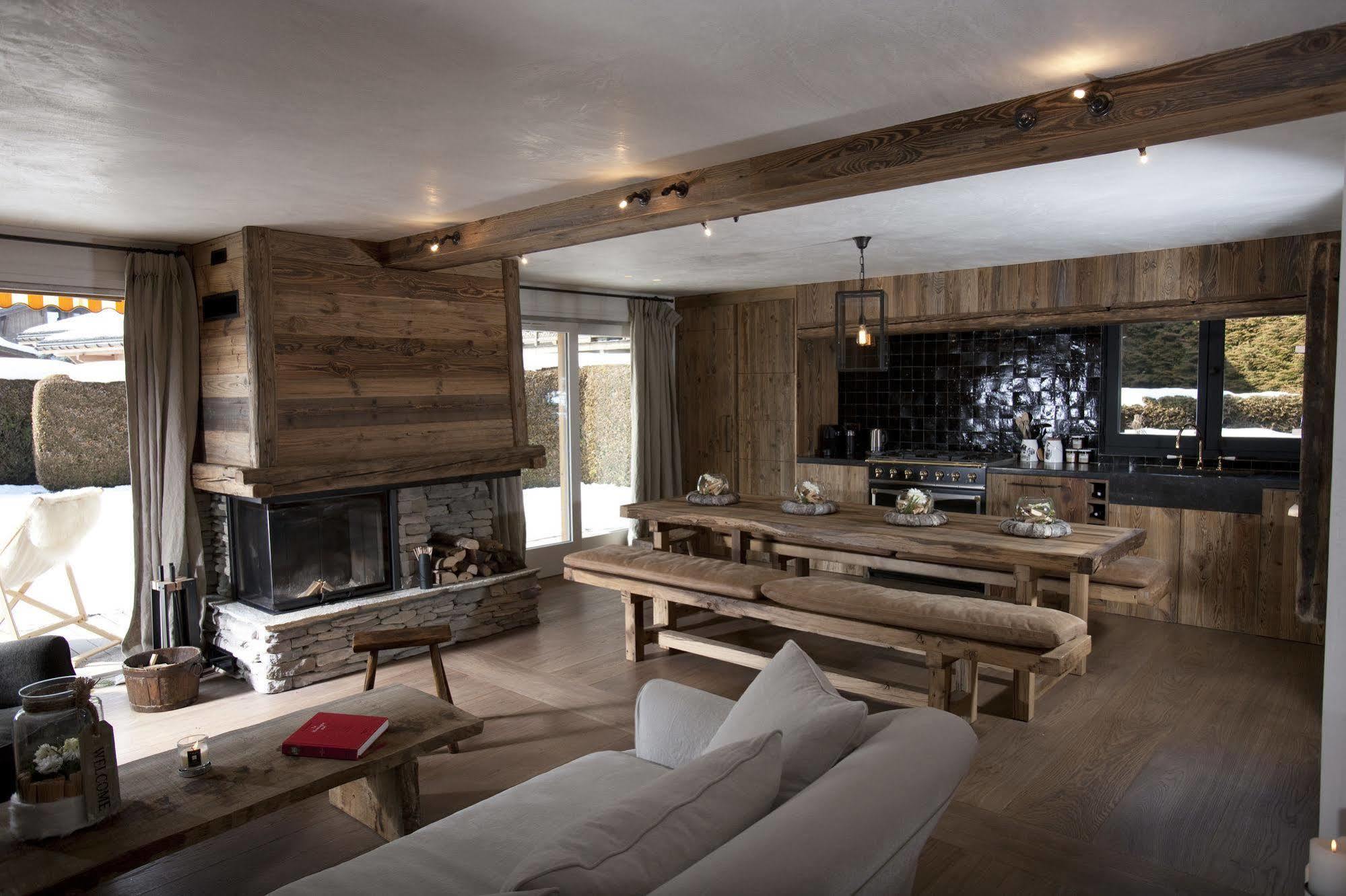 Appartement Flocon De Nell Megève Buitenkant foto