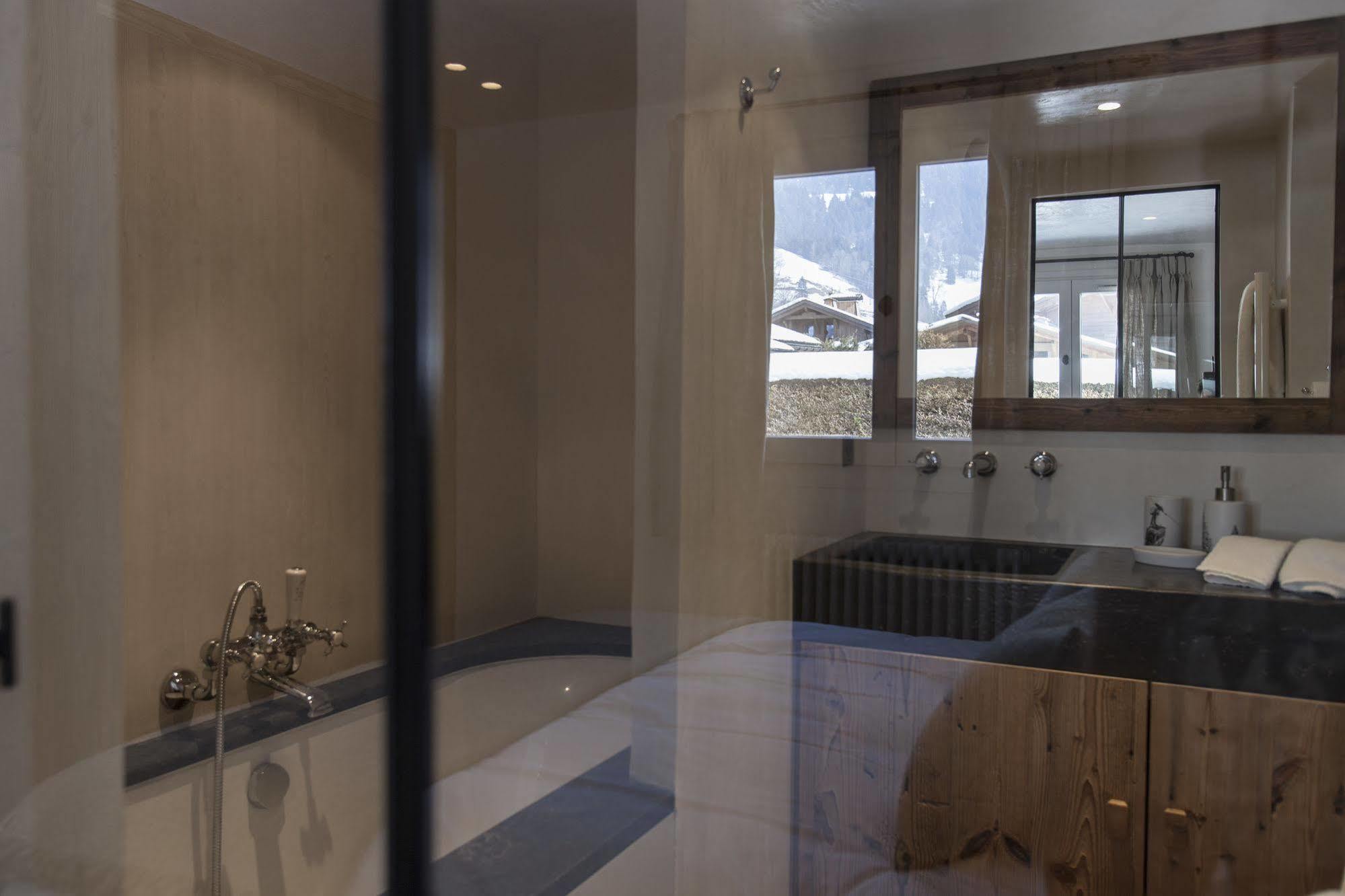 Appartement Flocon De Nell Megève Buitenkant foto