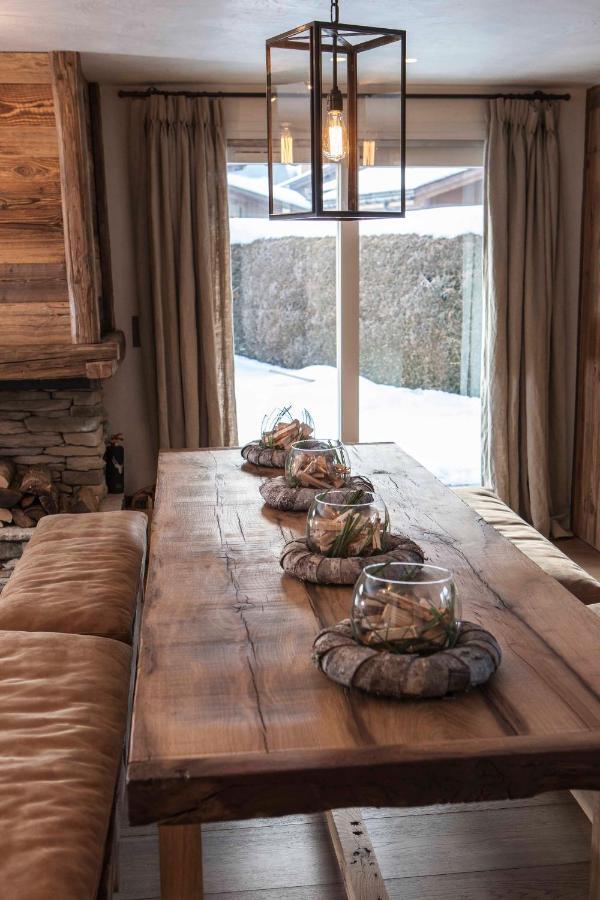 Appartement Flocon De Nell Megève Buitenkant foto